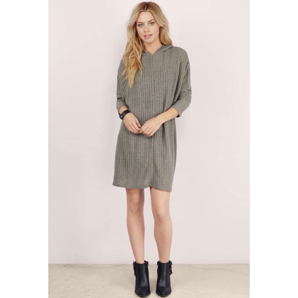 TOBI Lived In Ribbed Sweater Hoodie - Picture 4 of 4